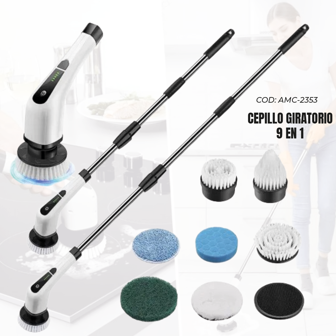 Cepillo Giratorio De Limpieza +Envió Gratis 🏠