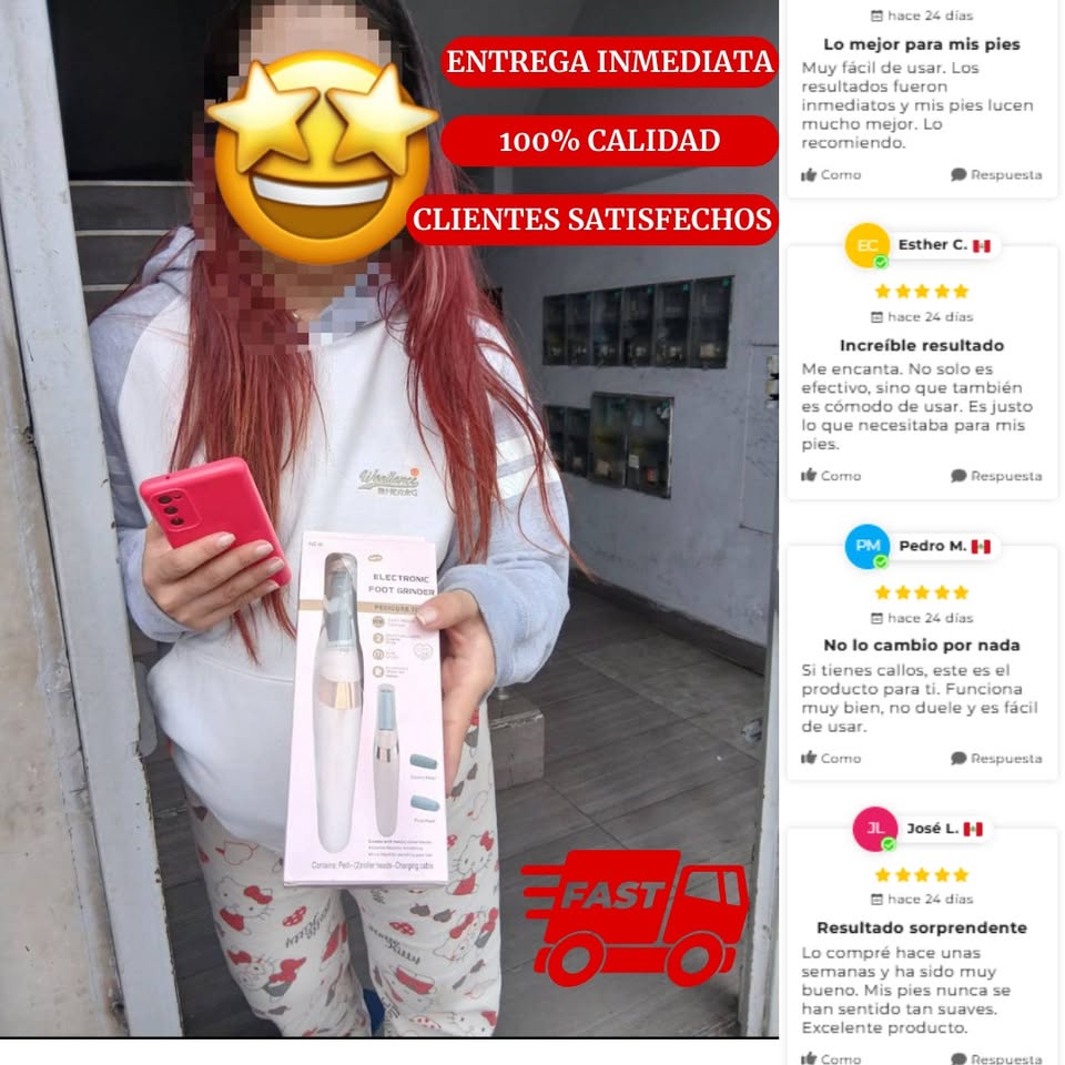 Removedor de Callos Eléctrico 50% Descuento...