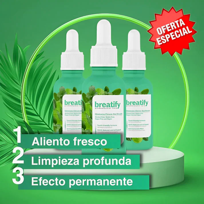 BREATIFY ™ - GOTAS PARA EL MAL ALIENTO