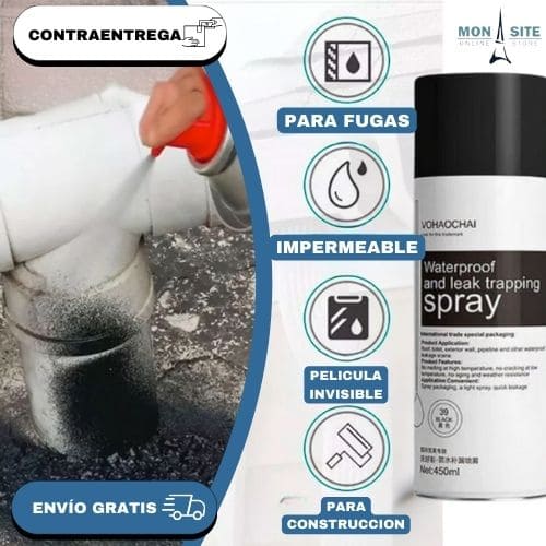 Spray Impermeabilizante para todo tipo de Superficies